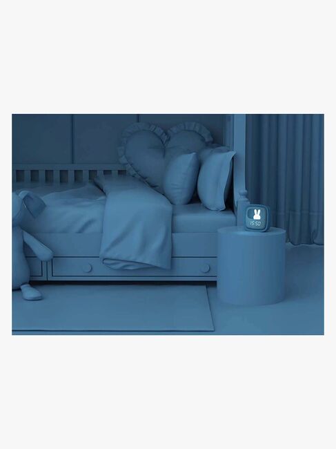 MOB Vekkeklokke med Lys Billy Clock, Mørkeblå