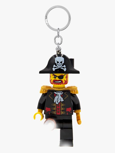 LEGO® Ikonisk Kaptein Brickbeard Nøkkelring med LED-lys