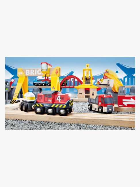 BRIO World 33097 Frakt- og Jernebanesett Deluxe