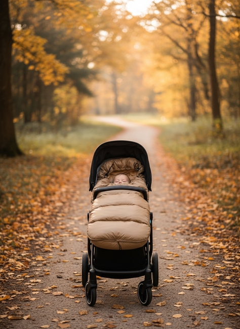 KONG.WALTHER Østerbro Vognpose, Creme