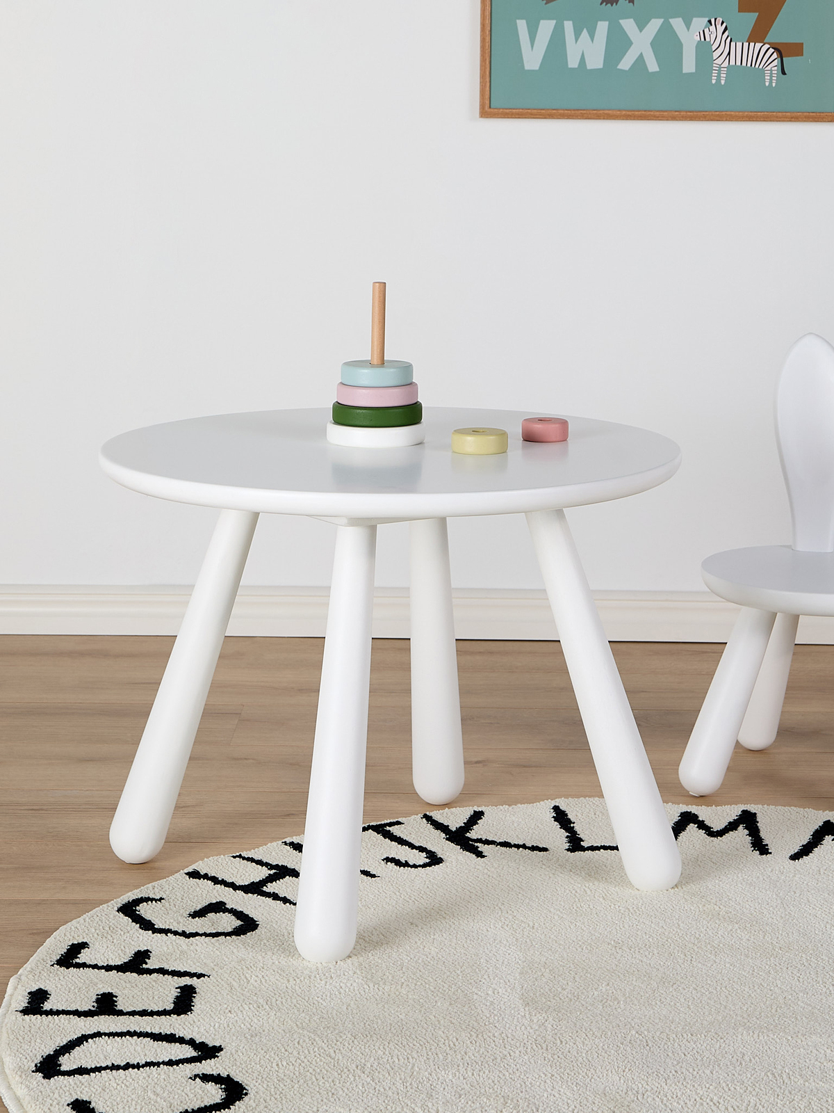 Minitude Nordic Bord Dimma, Hvit