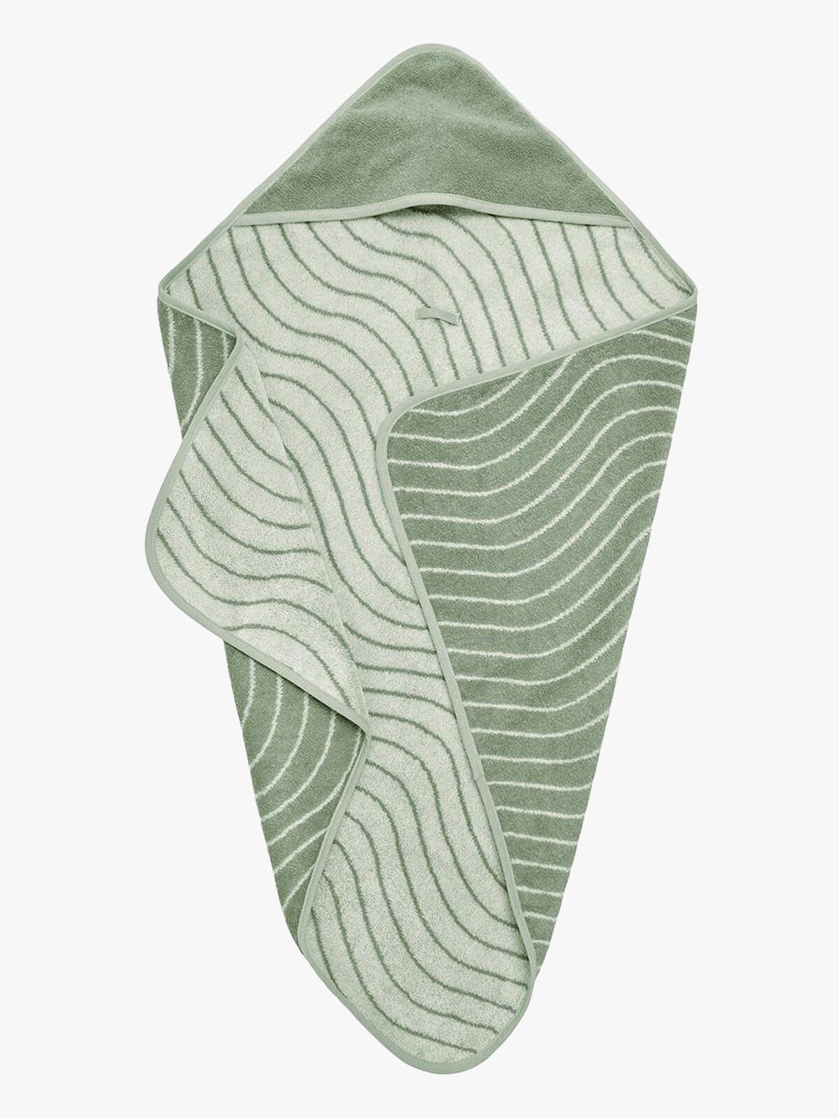 Leander Håndkle med Hette, Woodland Sage Green
