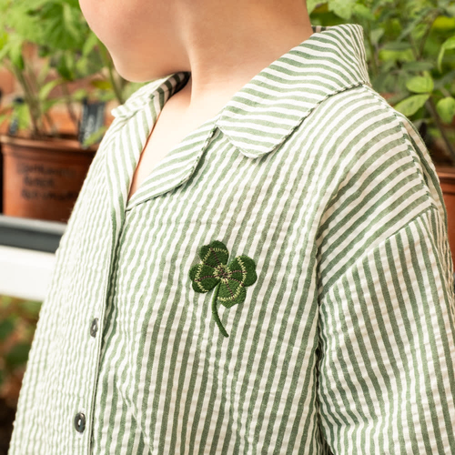 That's Mine Ino Skjorte, Green Stripe