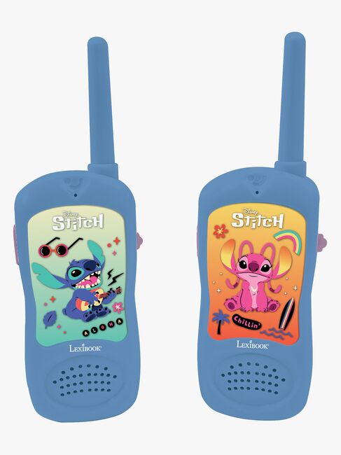 Disney Stitch Walkietalkier & Lommelykt 120 m