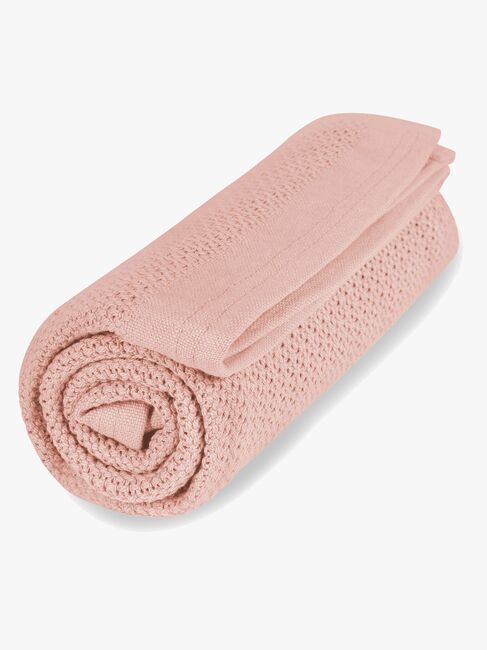 Vinter & Bloom Soft Grid Helseteppe, Rosa