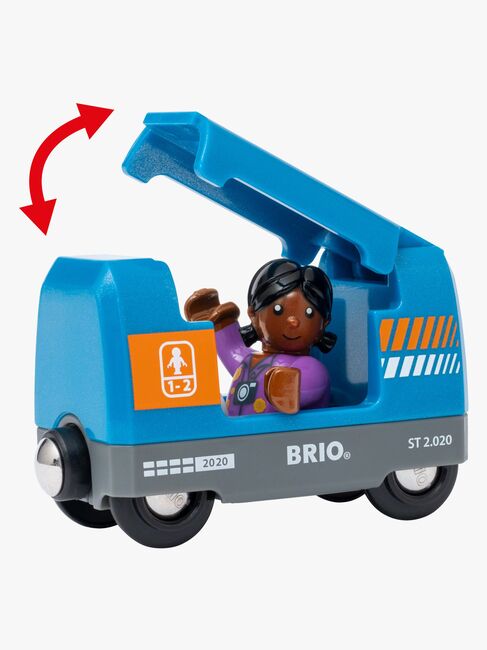 BRIO 33973 Smart Tech Togstasjon med Interaktive Funksjoner