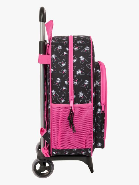 Hello Kitty Kuromi Trolley Trillekoffert 21L, Rosa/svart