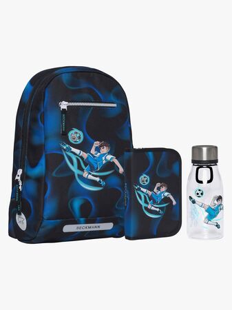 Beckmann Ryggsekk 12L og Pennal inkl. Penner og Flaske, Magic League