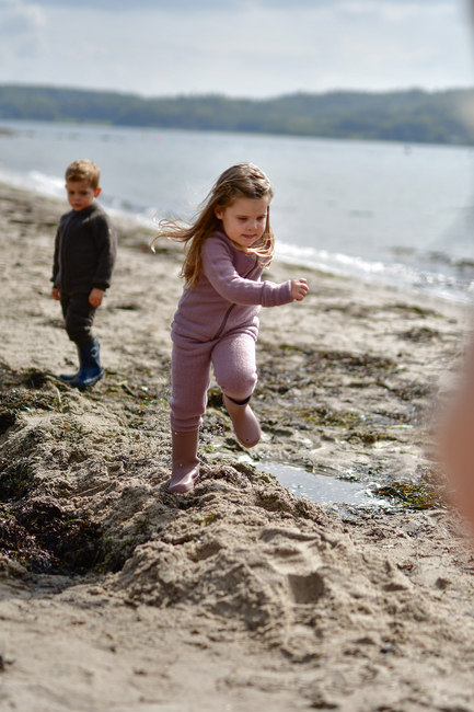 Mikk-Line Fleecebukser Merinoull, Twilight Mauve