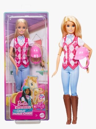 Barbie Riding Malibu Dukke