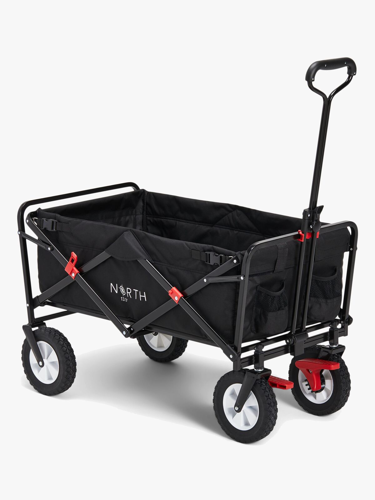 North 13.5 Light Tralle Med Bremse, Black