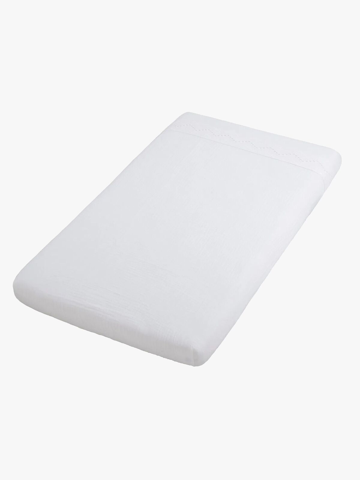 Baby's Only CALM Stretchlaken med Broderi 60x120, White
