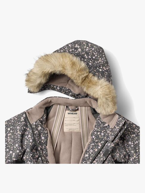 Wheat Moe Vinterdress, Black Sea Open Flowers