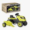 Smoby  Farmer Traktor XL + Tilhenger, Grønn
