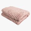 KMCarpets Stripe Pledd 130x170, Rosa