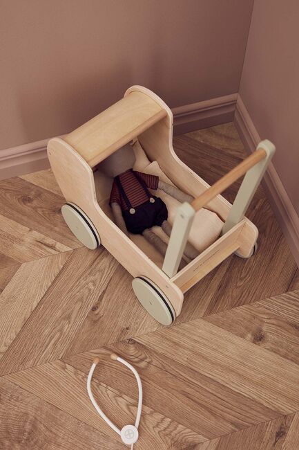 Kids Concept Dukkevogn natur