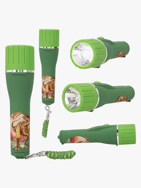 Dino World Lommelykt med Timer Blandet