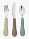 Cam Cam Copenhagen Rainbow Bestikksett, Olive Mix
