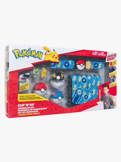 Pokémon Clip 'N' Go Bandolier-veske Lekesett med Poké-ball