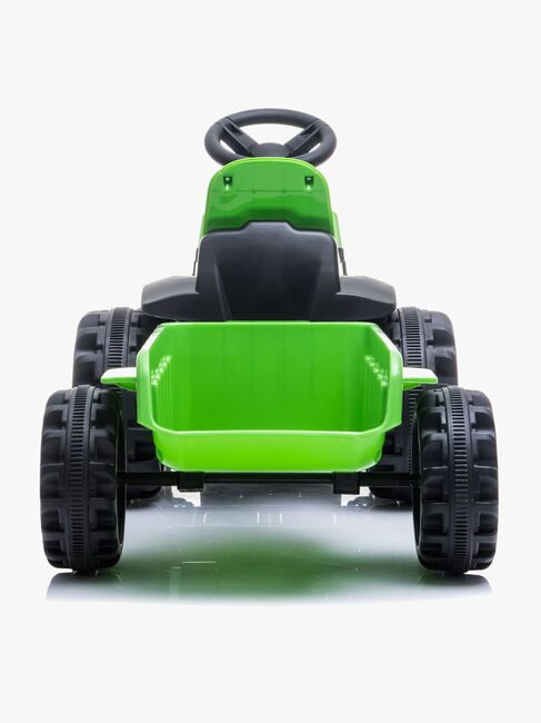 Azeno Eltraktor Med Tilhenger, Grønn