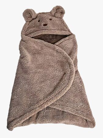 Mini Dreams Bjørn Svøpeteppe, Brun