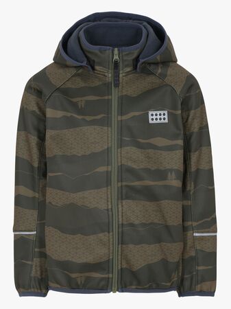 LEGO Wear Softshelljakke, Dark Khaki