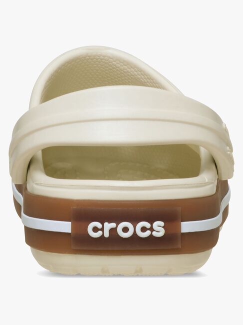 Crocs Crocband Gum Kids Tøfler, Summit White