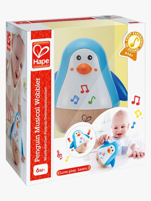 Hape Penguin Musical Wobbler Leke i Tre 