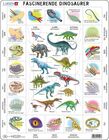 Larsen Fascinerende Dinosaurer Rammepuslespill 35 Brikker