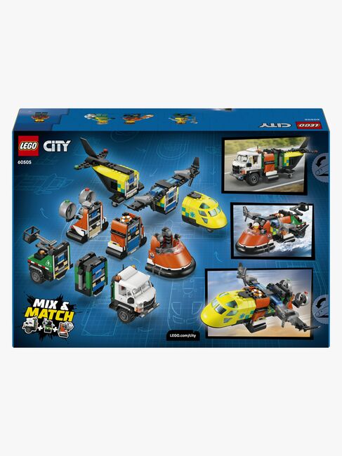 LEGO City 60505 Fly-, servicebil- og luftputebåt-remix