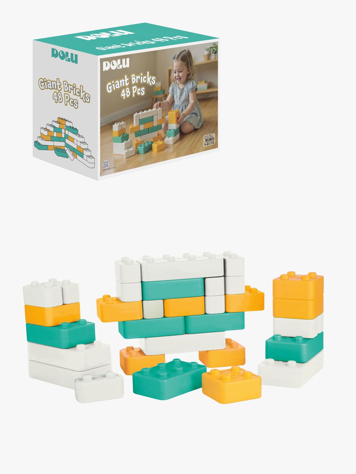 DOLU Byggeklosser Store 48 Deler