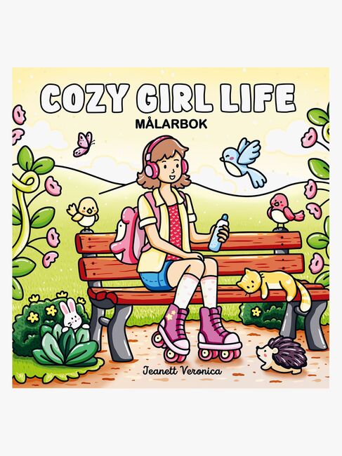BokforlagetMaxStrom Cozy Girl Life Fargeleggingsbok