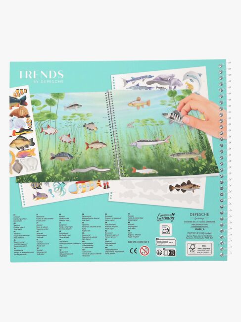 Motto Trends Klistremerkebok Create Your Ocean Life