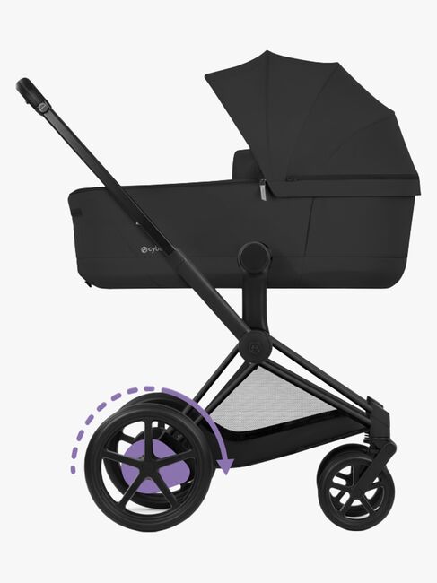 Cybex ePriam Duovogn, Matt Black/Sepia Black