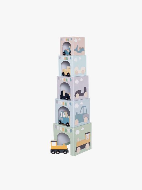 Jabadabado Stabelbar Kube Kjøretøy 1-5