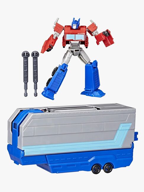 Transformers EarthSpark Optimus Prime-figur med Tilhenger