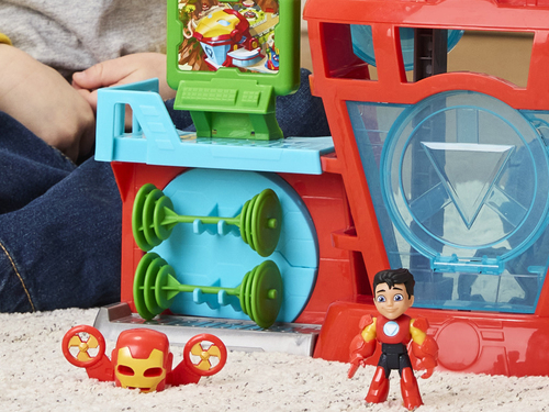 Iron Man and His Awesome Friends Marvel 2-i-1 Lekesett