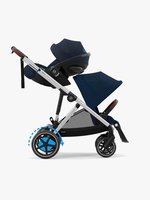 Cybex e-GAZELLE S Sportsvogn, Ocean Blue/Silver