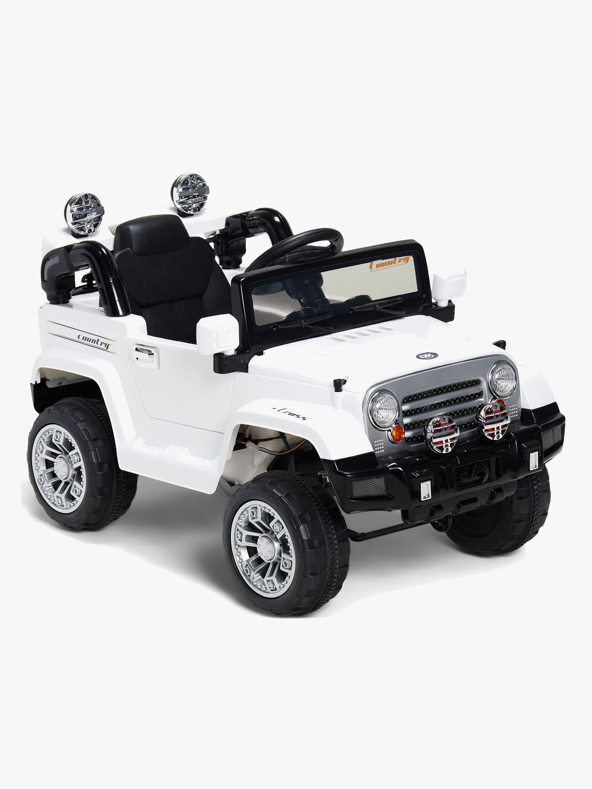 Alex's Garage Elbil Jeep, Hvit