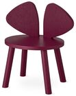 Nofred Mouse Stol, Burgundy