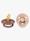 BIBS Colour Smokker 2-pack Lateks Str 1, Woodchuck/Blush
