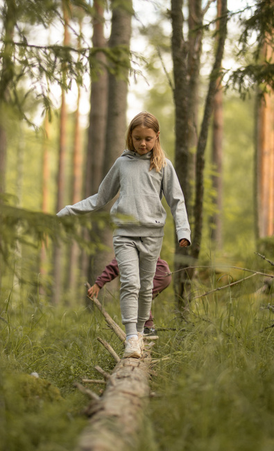 Lindberg Squad Hettegenser, Grey/Melange