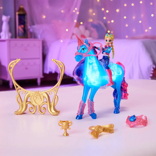 Unicorn Academy Figursett Isabel & River: Train & Glow