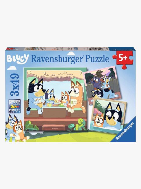 Ravensburger Puslespill Bluey 3x49 Brikker