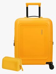 American Tourister Dashpop Koffert 41-47L & Toalettmappe POP, Golden Yellow