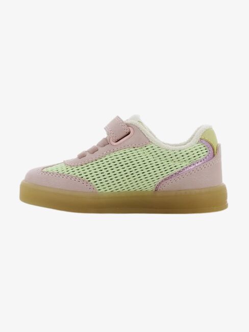 SJ Sneakers, Light Pink/Yellow