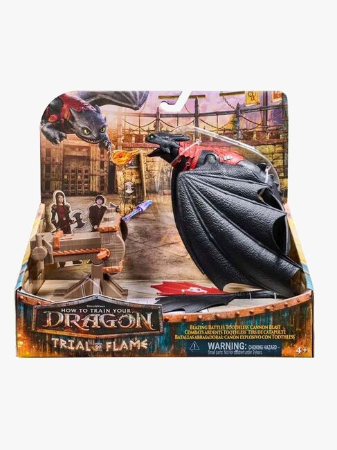 Dragetreneren Battle Cannon Med Toothless Lekesett