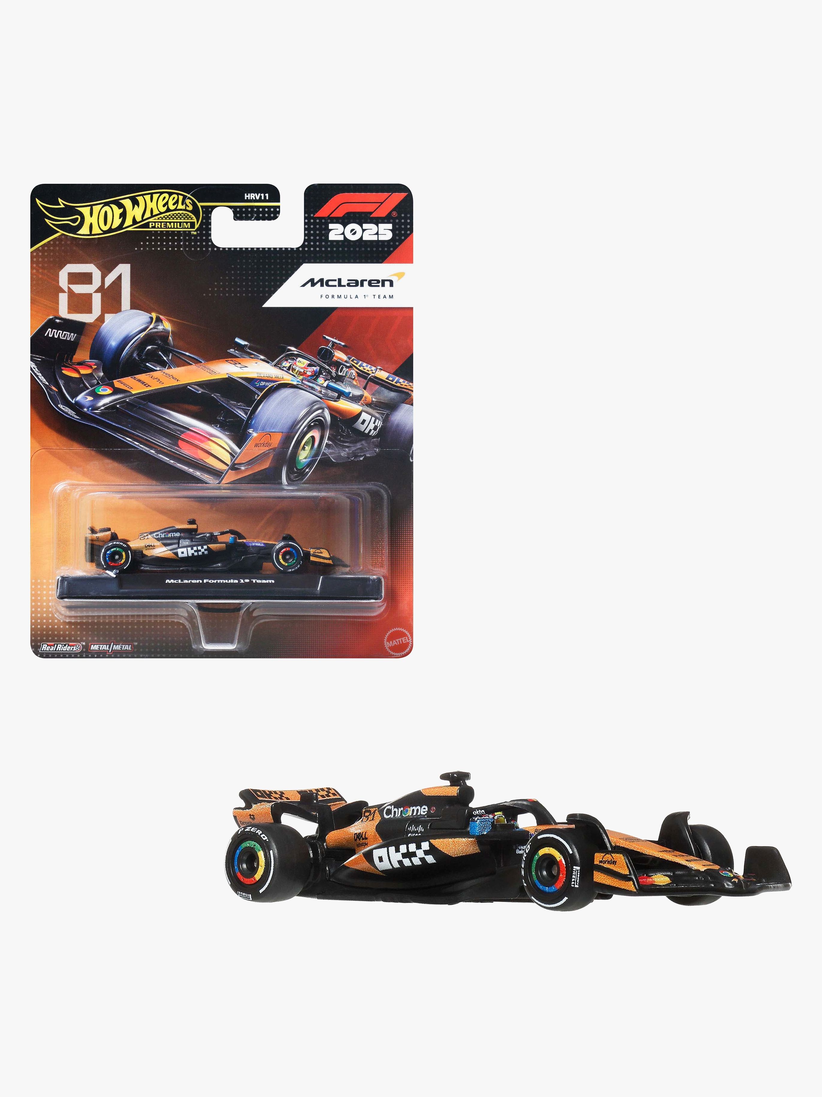 Hot Wheels F1 Racing Premium McLaren Oscar Piastri Racerbil 1:64 - Øvrig - Metall