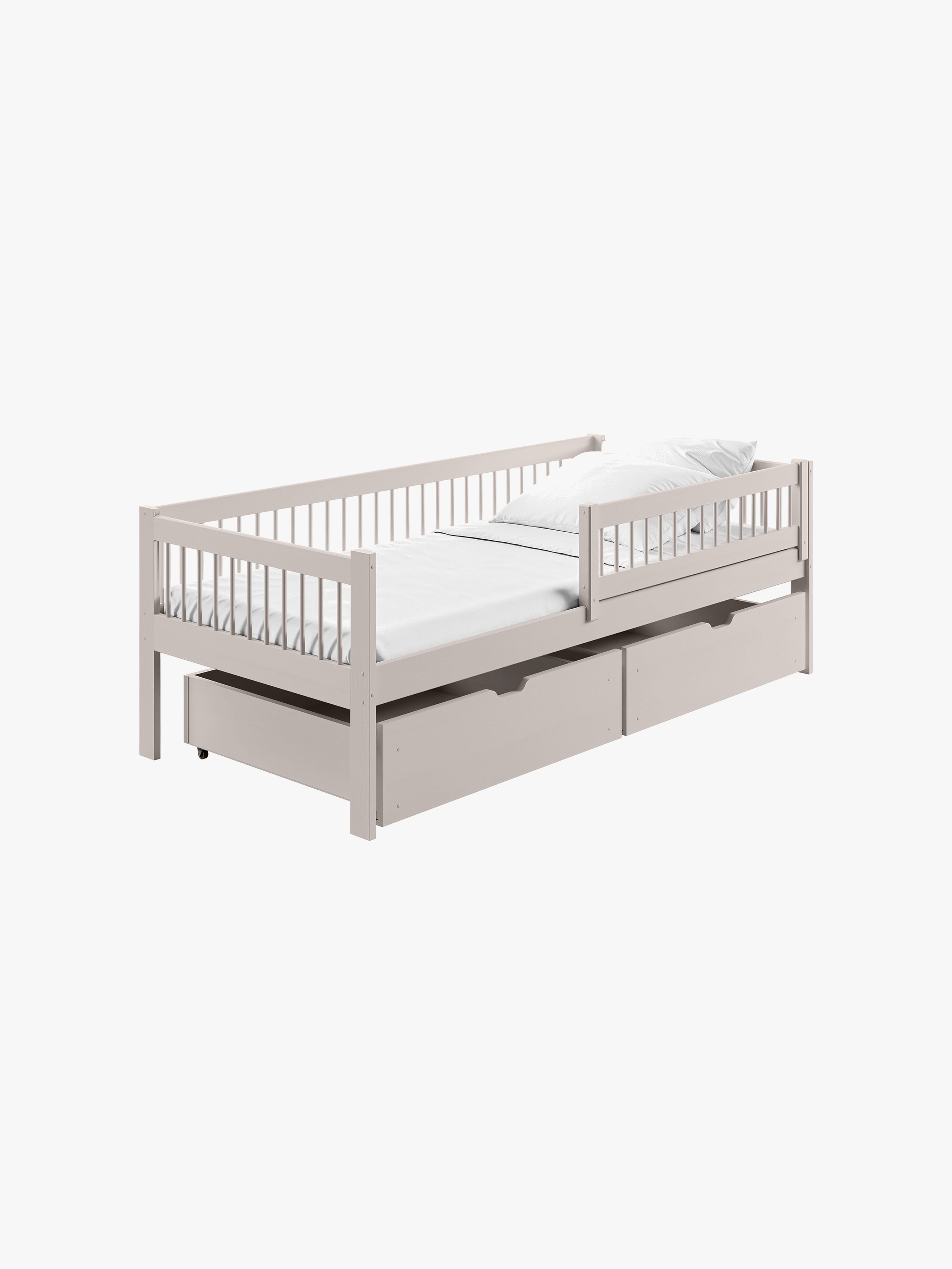 Lano Meble EDI Enkeltseng 90x200, Cashmere - Juniorsenger - Furu