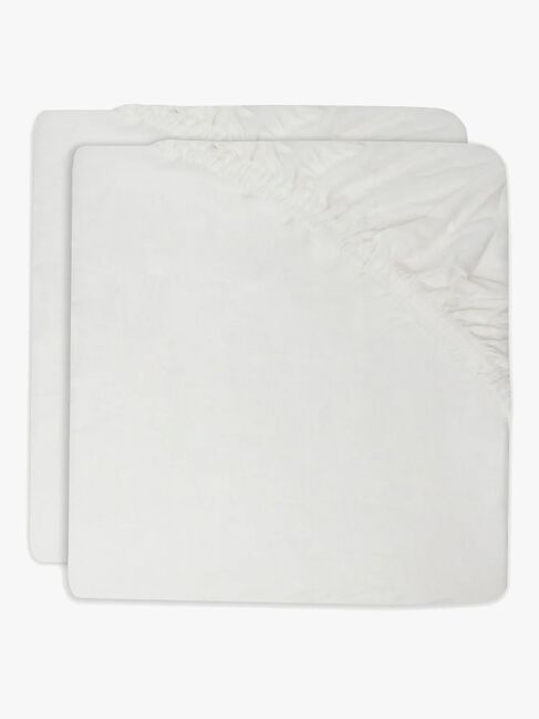 Jollein Stretchlaken 2-Pakk 40x80, Ivory